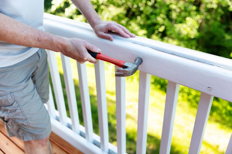 Porch Rail Repair in Conroe, TX